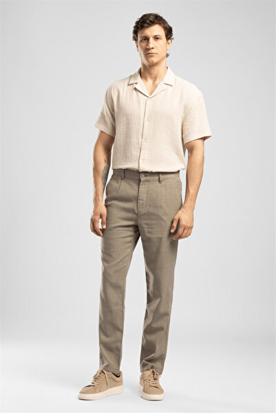 Lee Cooper Zarse Men's Regular Tapered Fit Pants Green