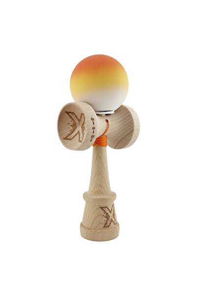 Cyrax Kendama X Original, Șnur 62/65 cm Gradient Portocaliu/Galben/Alb