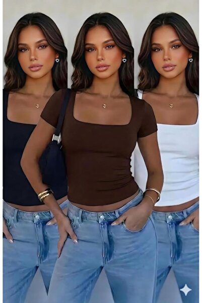 ÖZ PAMUK ΓΥΝΑΙΚΕΙΟ ΣΕΤ 3 ΤΕΜΑΧΙΩΝ ΒΑΜΒΑΚΙ Με απαλή υφή, άνετη ίσια γραμμή, ΚΟ...