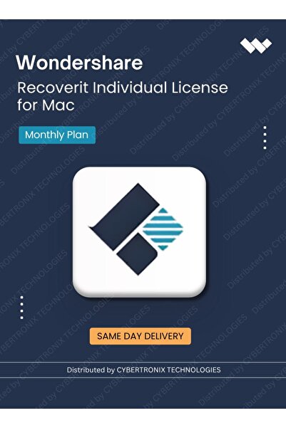 WonderShare ترخيص فردي لبرنامج Recoverit لنظام ماك |   الخطة الشهرية |   رخصة...