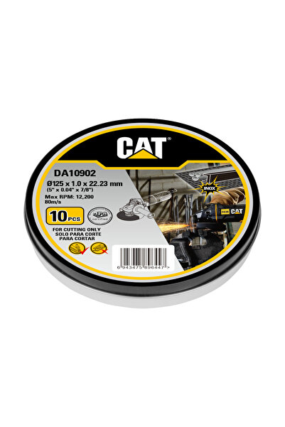 Cat Σετ 10 τεμαχίων δίσκων κοπής από μέταλλο και ανοξείδωτο χάλυβα CAT, Ø125 ...