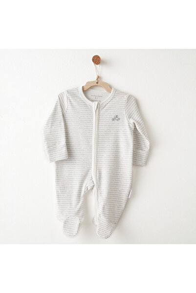 andywawa Ac26586 Hello Elephant Jumpsuit Grey