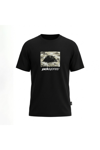 Jack & Jones Tricou negru pentru bărbați Jack&Jones Breeze Box