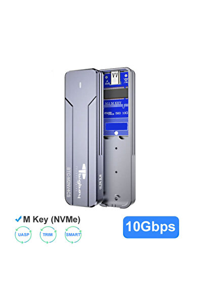 Bigboy BTC-M2NV4CS USB 3.2 Gen2.2 Type C to PCIe 4.0 NVMe M.2 22x80 SSD Hardd...