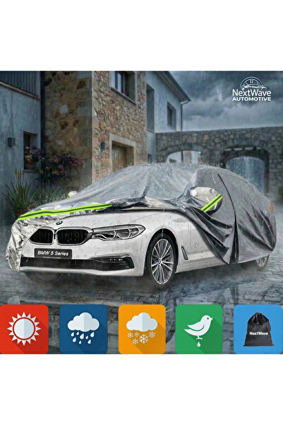 NEXTWAVE Prelată auto NextWave®️ 500x200x150 cm, impermeabilă, fermoar ușă, v...