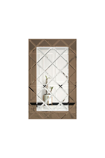 POTRO Oglinda cu fazeta 120 x 200 cm Bronze-Argintiu