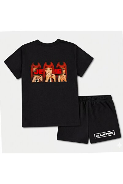 SVART WEAR Jennie Blackpink K-Pop Unisex 100% Cotton Shorts - T-Shirt Bottom ...