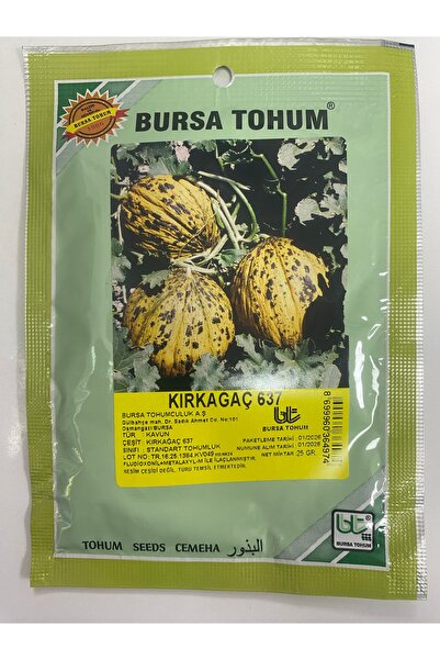 Bursa Tohumculuk Kırkağaç 637 Kavun Tohumu 25 gram