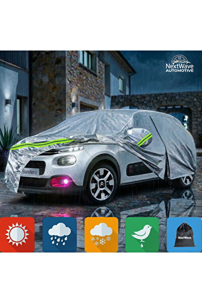 NEXTWAVE Prelată auto NextWave®️ sedan 440x175x150 cm, impermeabilă, UV, ferm...