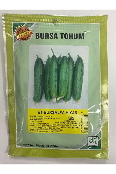 Bursa Tohumculuk BT Bursalpha Hıyar Salatalık Tohumu 25 gram