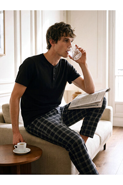 LC Waikiki Standard Fit Men's Pyjamas Set