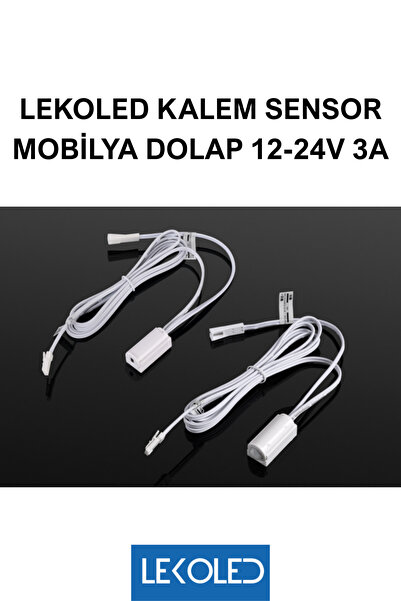 LEKOLED PIR SENSOR KALEM SENSOR MOBİLYA DOLAP 12-24V 3A 12mm Çap
