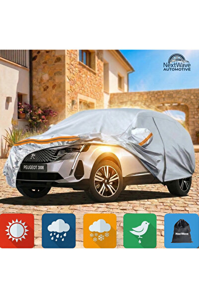 NEXTWAVE ®️   Κάλυμμα αυτοκινήτου SUV 470x190x185 εκ., αδιάβροχο, προστασία U...