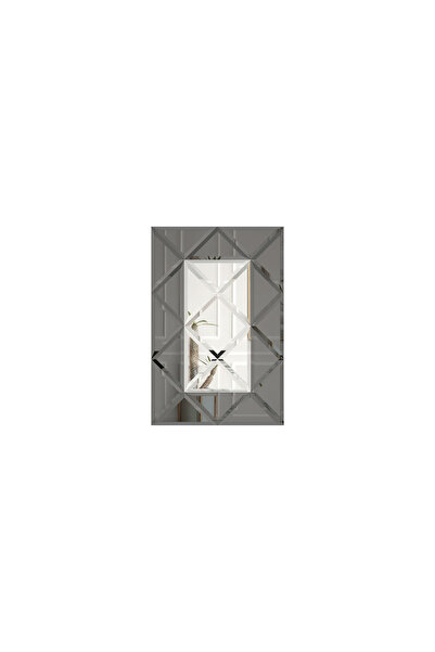 POTRO Beveled mirror 80 x 120 cm Grey-Silver