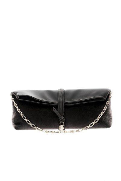 EXPLOSION Τσάντα χειρός Portfolio με αξεσουάρ κλειδαριάς από πουπουλένιο υλικό