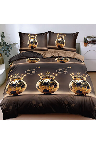 OEM Bed linen for double bed 2 people, 4 pieces, JHN, Satin cotton, AURA-0635