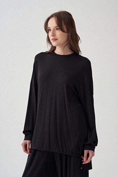 ALLDAY Μαύρο τουνίκ με λεπτομέρεια στο πόδι