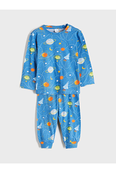 LC Waikiki Момчешки пижамен комплект с щампа