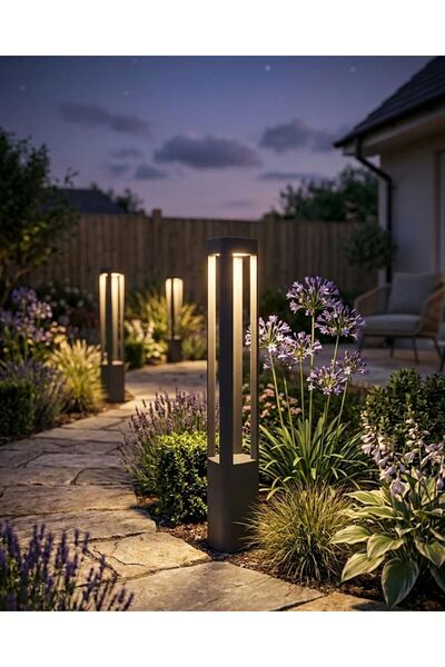 ACK AG43-02302 7W 80 cm 3000K Günışığı Dallas Alüminyum Led Bahçe Armatürü