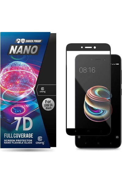 Crong Sticlă flexibilă 7D Nano - Sticlă hibridă 9H pentru ecran complet Xiaom...