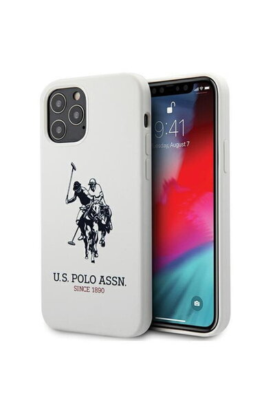 U.S. Polo Assn. US Polo USHCP12MSLHRWH iPhone 12/12 Pro 6,1 " alb Colecția de...