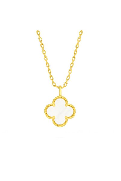 Novvu Βαν Λούξι Κολιέ από Λευκόχρυσο