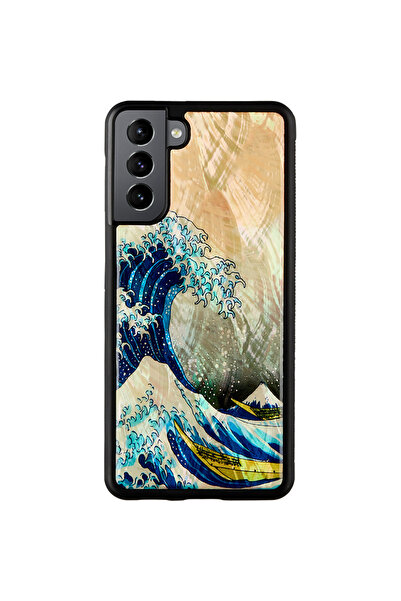 Other Husă iKins pentru Samsung Galaxy S21+ cu model valuri mari "