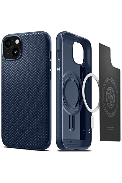 Spigen Mag Armor MagSafe, navy blue - iPhone 15 Plus