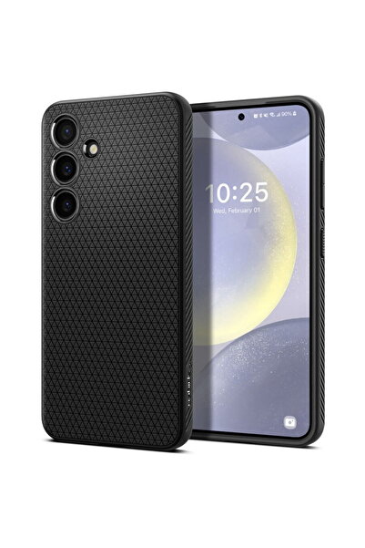 Spigen Husă pentru Samsung Galaxy S24 Plus - Liquid Air - Negru Mat