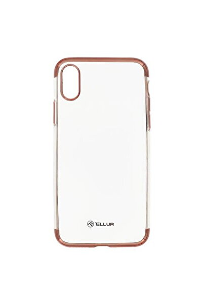 TELLUR Cover Silicone Electroplated for iPhone X/XS rose gold