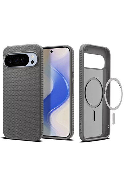 Spigen Husa pentru Google Pixel 10 Pro XL - Liquid Air MagSafe - Marble Grey