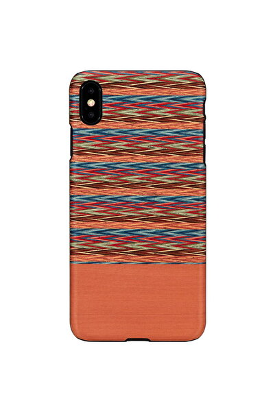 Other MAN&WOOD Husă smartphone iPhone X/XS maro în carouri negre