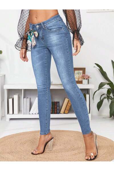 connemara Pantaloni de damă cu talie înaltă, skinny, din Lycra – Denim elasti...