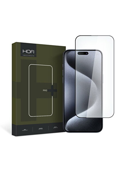 HOFI Folie de protectie Ecran PRO+ pentru Apple iPhone 15 Pro, Sticla Securiz...