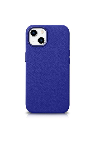 ICARER Husa Litchi din Piele Premium pentru iPhone 14 Plus, Husă Magnetică di...