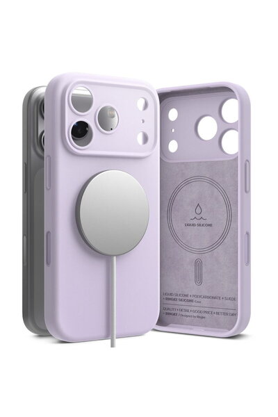 Ringke SILICON MAGNETIC MAGSAFE IPHONE 17 PRO MOV DESCHIS