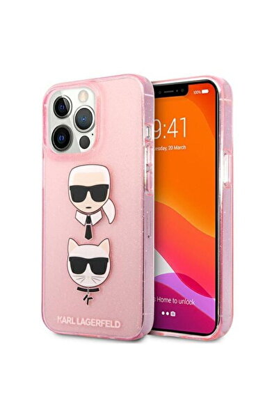 Karl Lagerfeld Husa The Glitter Karls & Choupette Case for iPhone 13 / 13 Pro...