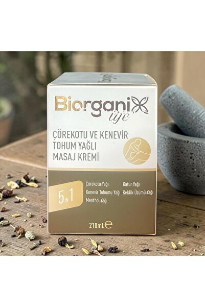 genel tr Çörekotlu Ve Kenevir Tohum Yağlı Masaj Krem 210ml Biorganix