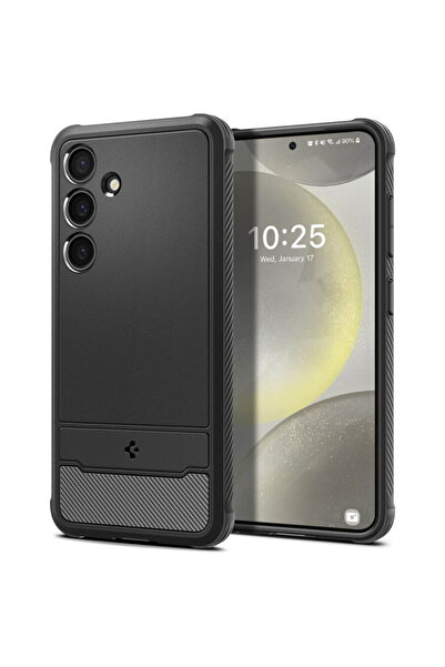 Spigen Husă pentru Samsung Galaxy S24 FE - Rugged Armor - Negru Mat