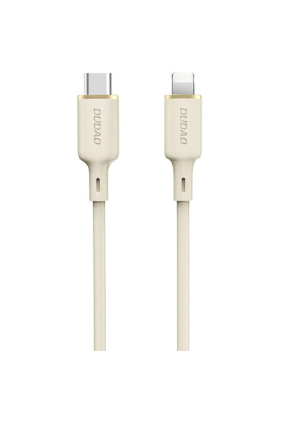 DUDAO Cablu L7SCL USB-C - Lightning 30W 1m - bej
