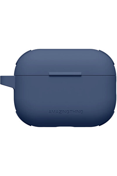 Amazingthing Husă Omni din silicon pentru AirPods Pro 2 - Albastru închis