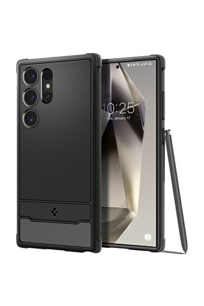 Spigen Samsung galaxy s24 ultra case - durable armor - black