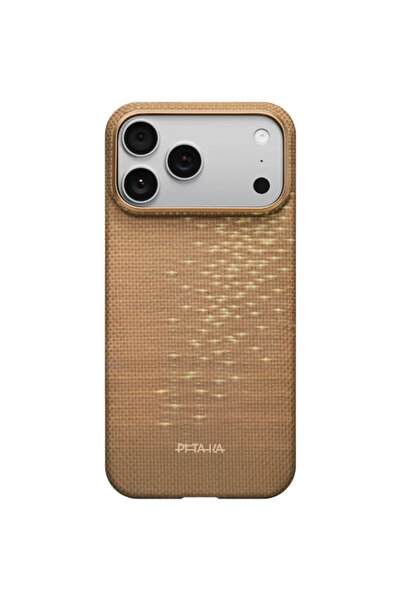 PITAKA Husa iPhone 17 Pro Ultra-Slim, Sclipire Aurie (PitaTap)