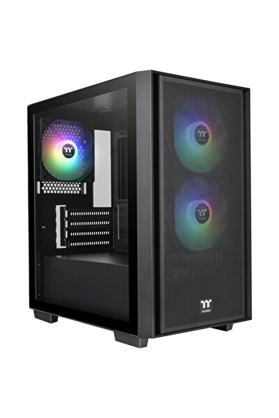 THERMALTAKE Micro Tower mATX Versa H16 TG ARGB Negru