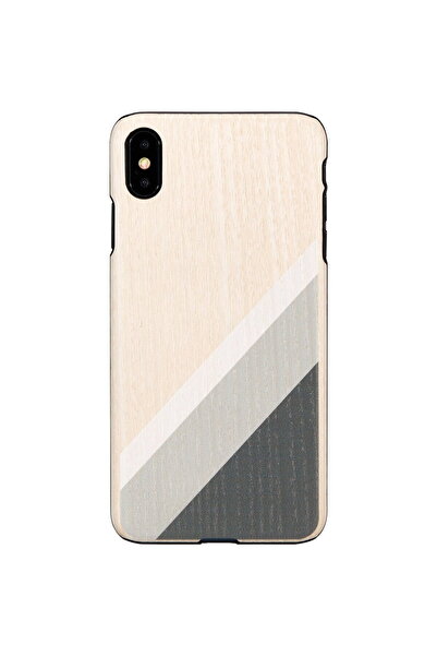 Other Husa MAN&WOOD pentru smartphone iPhone XS Max, gri cu negru