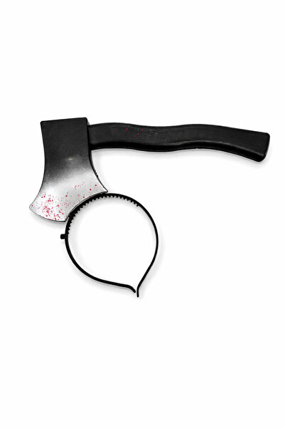 PARTİPORT Coroana cu topor de Halloween cu efect de sânge, accesoriu pentru p...