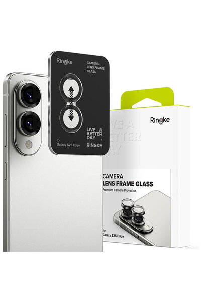Ringke Protecție cadru cameră Galaxy S25 Edge Negru