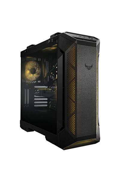 ASUS Panou lateral din sticlă securizată TUF GAMING GT501, ventilator RGB de ...