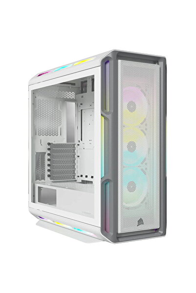 Corsair iCUE 5000T RGB Tower Sticlă securizată Alb