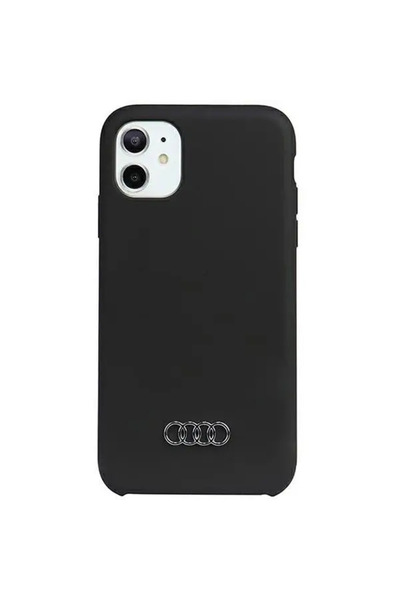 Audi Husă de silicon iPhone 12/12 Pro 6.1 "   negru/negru carcasă rigidă...